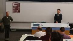 ロンドン大学での特別講演の様子
