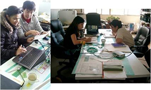 Studying the successes and failures of research in groups, with men and women from various countries helps students develop strong professional communication skills.