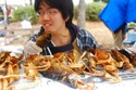 信州大学魚釣りの会・ニジマスの燻製