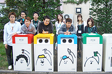ゴミ箱デザイン（環境ISO学生委員会）