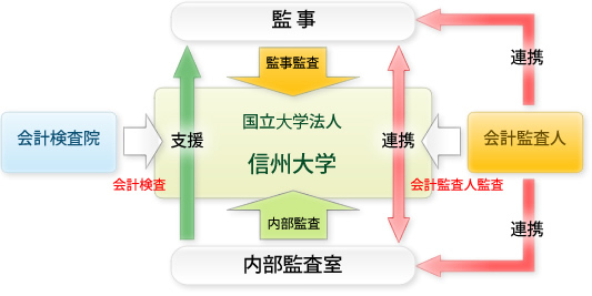 国立大学法信州大学における監査システム