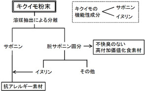 図1　イヌリン及びサポニンの分画