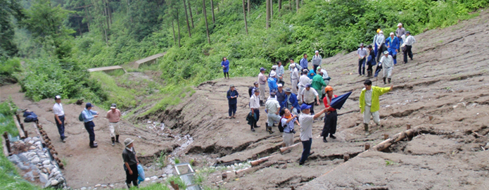 鳥獣害と土砂災害を契機とした里地・里山整備