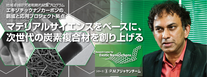 マテリアルサイエンスをベースに、次世代の炭素複合材を創り上げる