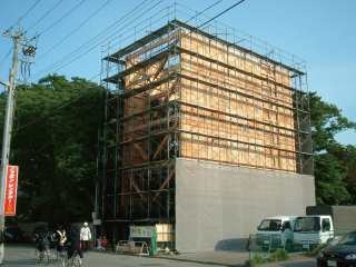 5階建ての木造建物