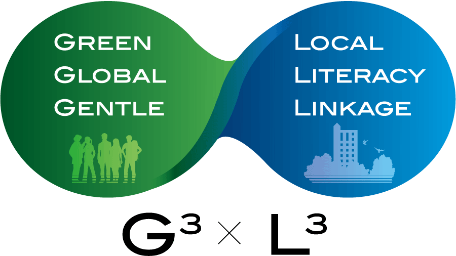 GREEN GLOBAL GENTLE (G3) × LOCAL LITERACY LINKAGE (L3)