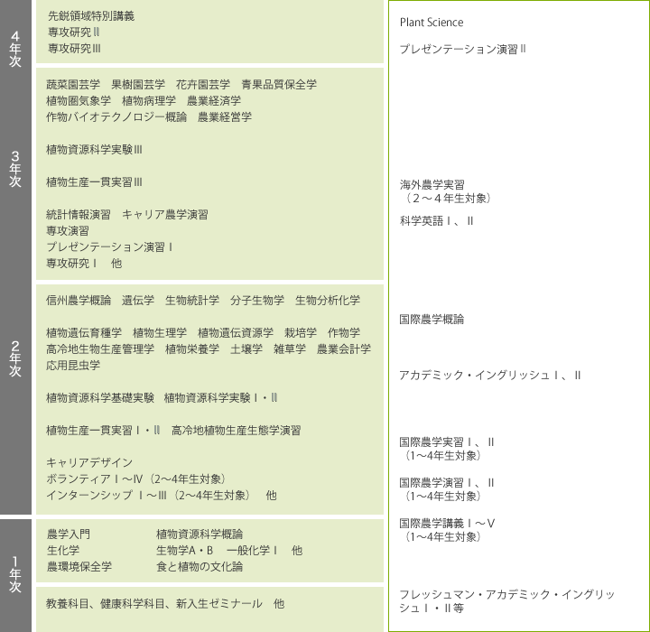 履修チャート