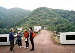 箕輪ダムの見学（10月4日）