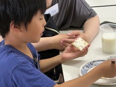 バター作り体験