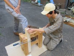 鋸を用いた加工（2日目）