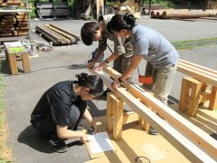 墨付け作業（2日目）