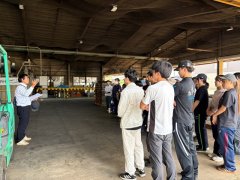 JAでの見学の様子