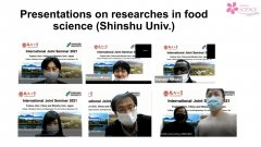 合同セミナーの様子（信州大学）