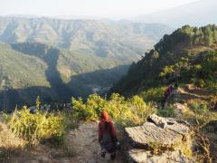 ネパール極西部セティ県ドーティ郡山岳地域の農村