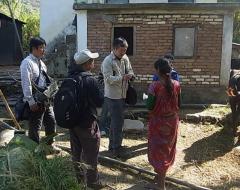 ネパール極西部セティ県ドーティ郡の農村での調査
