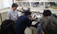 オープンラボ（研究室見学）の様子
