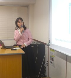 Nguyen Thi Tuyet研究員による講演の様子