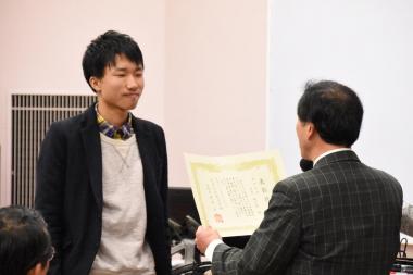 部会長賞を受賞した古谷さん