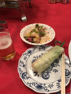 生春巻きとちらし寿司の饗宴