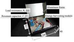 1) 環境磁界発電装置の実装