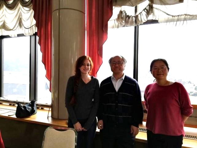 With my supervisors, Prof. SASAKI Katsunori and Asst. Prof. YUE Fengming