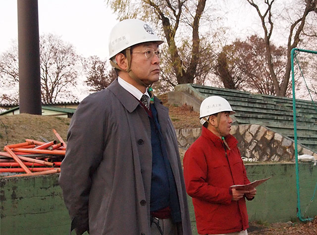 福嶋災害対策本部長