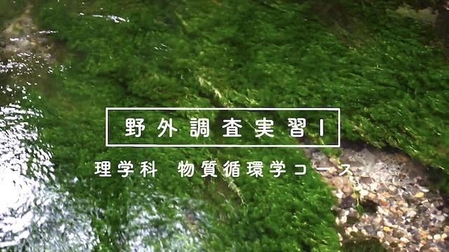 特徴的な授業 「野外調査実習 I」