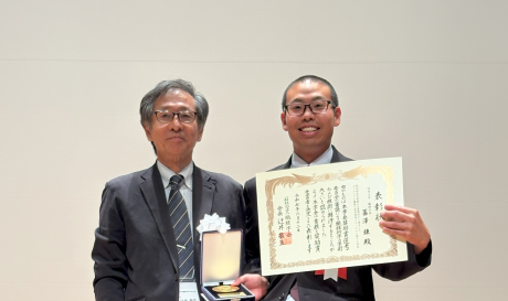 冨澤 錬助教が2025年繊維学会年次大会にて奨励賞を受賞