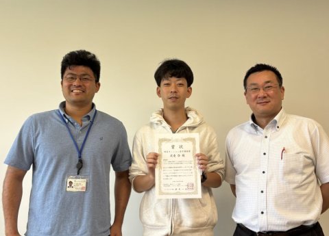 渡邉啓さん（M2）が日本セラミックス協会第38回秋季シンポジウムにて特定セッション若手奨励賞を受賞