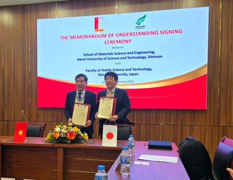 ベトナム・ハノイ工科大学材料工学院と学部間学術交流協定を締結