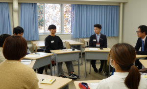 2025年11月15日　大しごとーく in 信州2025「テーマトーク：グローバル」に留学生が参加しました