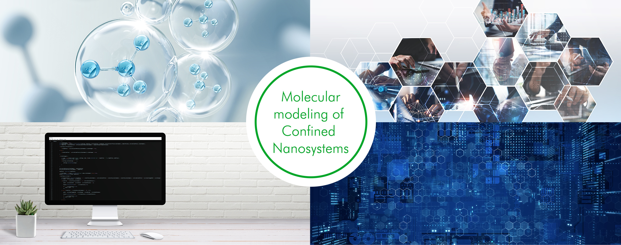 Molecular modeling of nano-interface