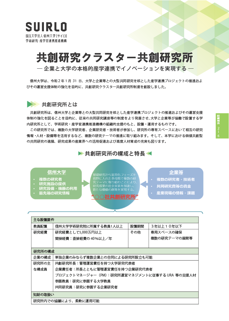 アイキャッチ画像：共創研究クラスター共創研究所