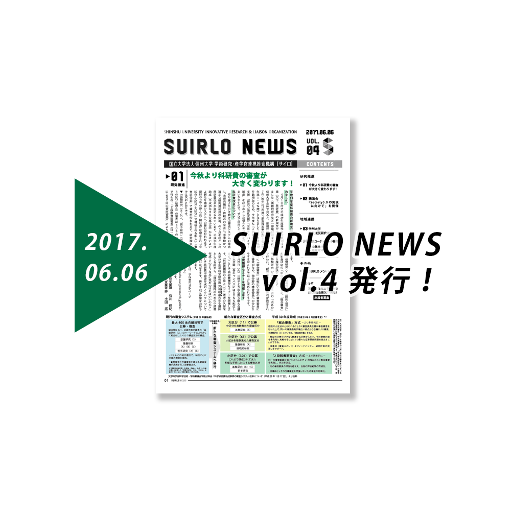 アイキャッチ画像：SIURLO NEWS【vol.4】の発行