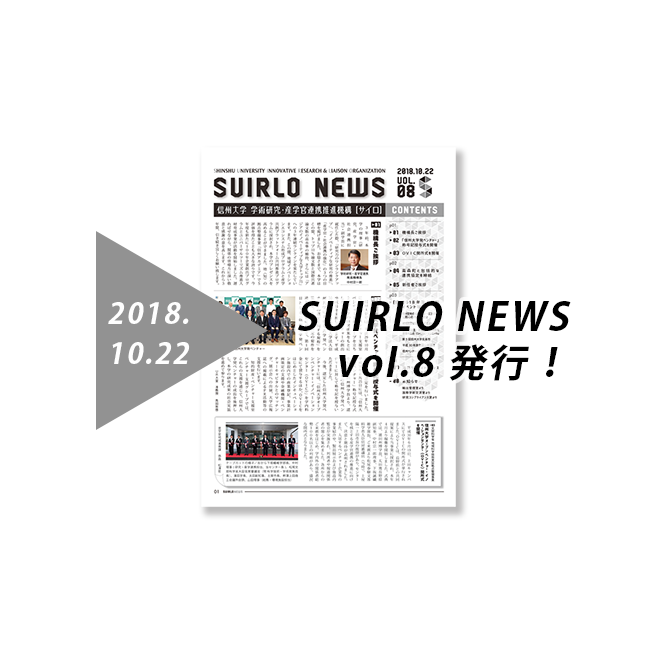 アイキャッチ画像：【発行】SUIRLO NEWS vol.8