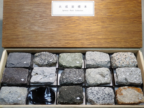 ニチカ（日本地科学社）の火成岩の標本