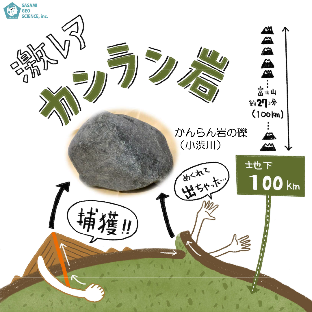 かんらん岩 深成岩 石ころ妄想図鑑 長野県デジタル地質図を活用した地学教材開発事業