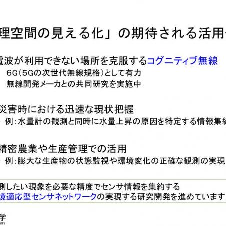 実環境をインターネットで見える化するLPWAの研究開発イメージ3