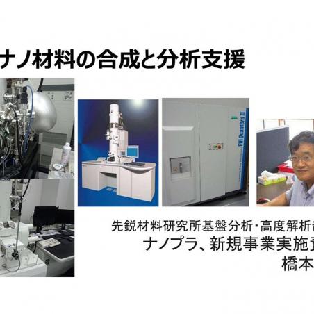 新奇ナノ材料の合成と分析支援イメージ1