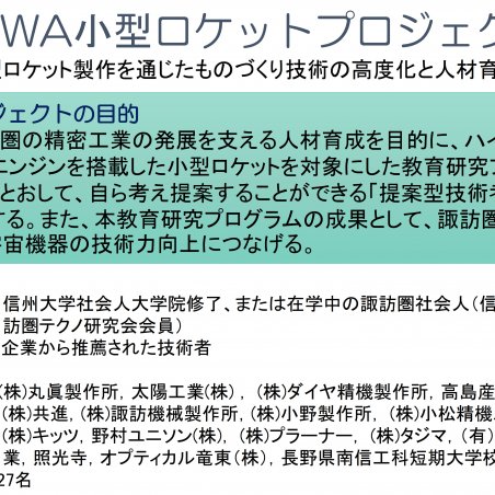 ハイブリッドロケットエンジンを搭載したロケット開発イメージ1