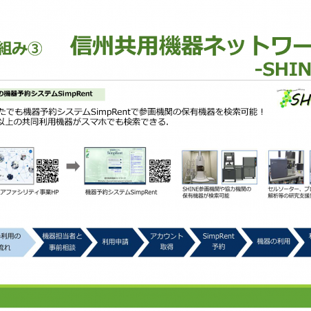 信州大学におけるコアファシリティ構築の取組みイメージ6