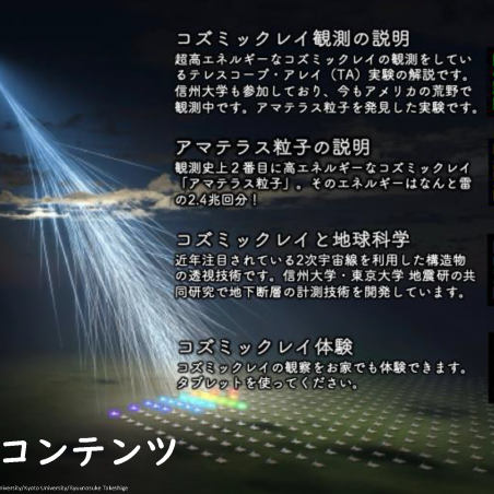 見えない自然現象を情報技術で観察！コズミックレイをVRで体験しようイメージ4