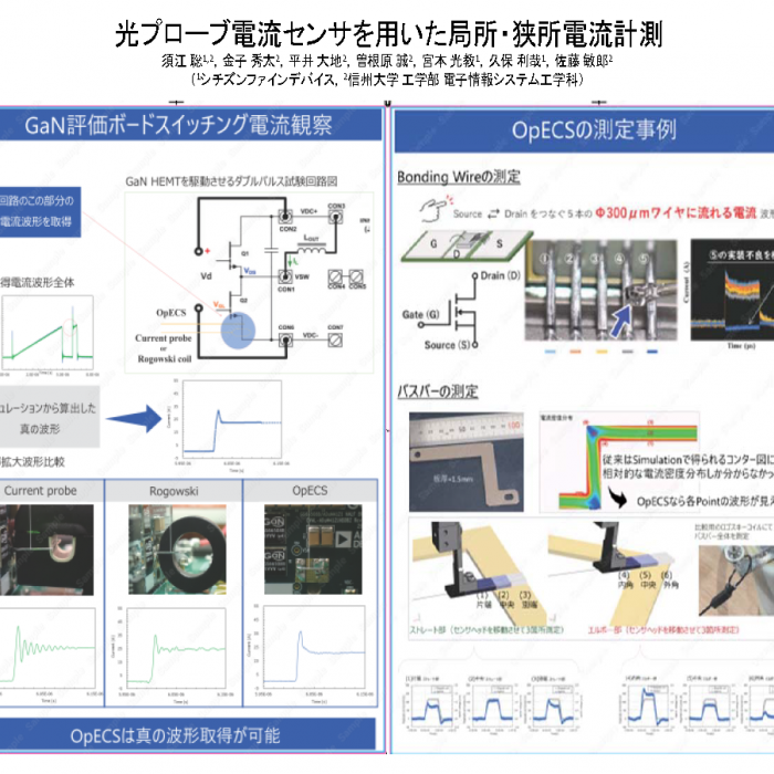 光プローブ電流センサを用いた局所・狭所電流計測イメージ1