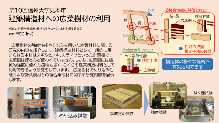 建築構造材料としての広葉樹材の利用