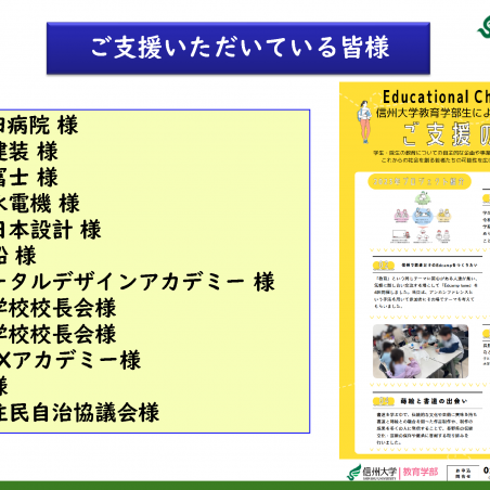 教育学部生らの自主的プロジェクトを支援するEducational Challengeイメージ8