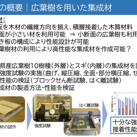 建築構造材料としての広葉樹材の利用イメージ8