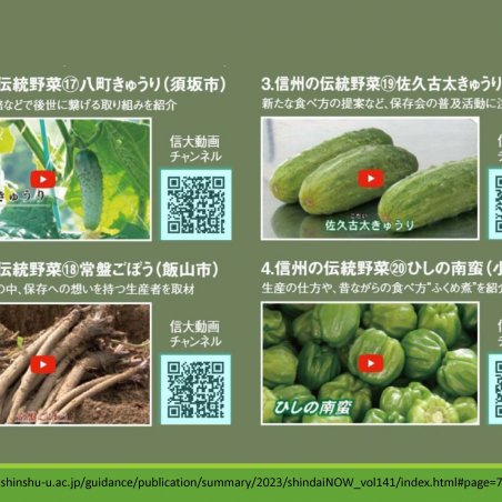 信州の伝統野菜を映像で残す－映像アーカイブスプロジェクトイメージ7